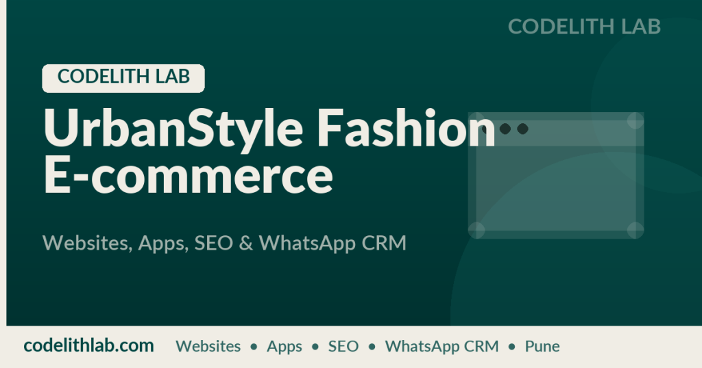UrbanStyle Fashion E-commerce