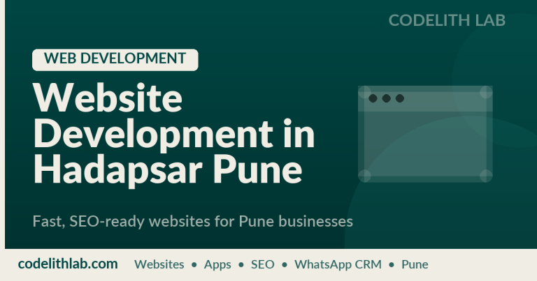 Website Development in Hadapsar Pune | Codelith Lab