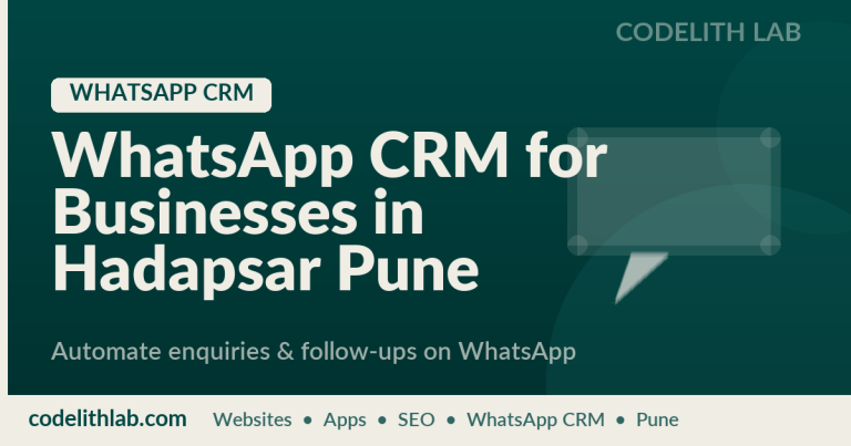 WhatsApp CRM for Businesses in Hadapsar Pune | ZupiChat