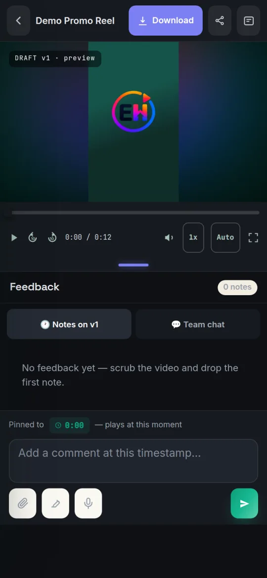 EditoHub app: Brief, drafts and delivery in one place