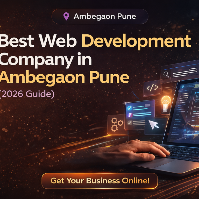 Best web development company in Ambegaon Pune providing website and digital services
